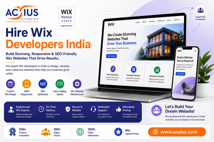 Hire Expert Wix Developers – Custom, Responsive Website Design Solutions