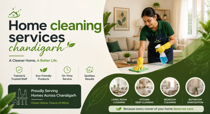 Apply for Home cleaning services chandigarh