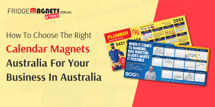 Calendar Magnets Australia for Businesses