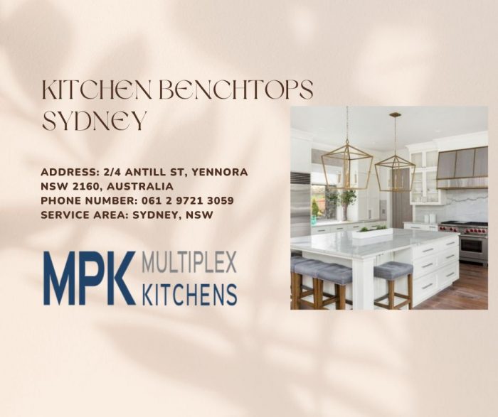 Kitchen Benchtops Sydney