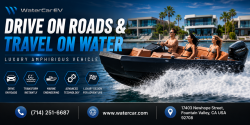 Luxury Amphibious Vehicle for Land & Water Adventures