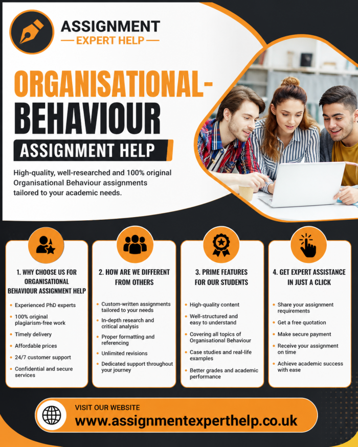 Expert Organisational Behaviour Assignment Help for Academic Success