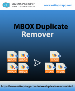 OSTtoPSTAPP MBOX Duplicate Remover Software
