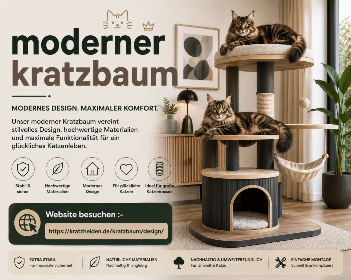 Lernen Sie die Grundlagen zu Kratzbaum Design kennen