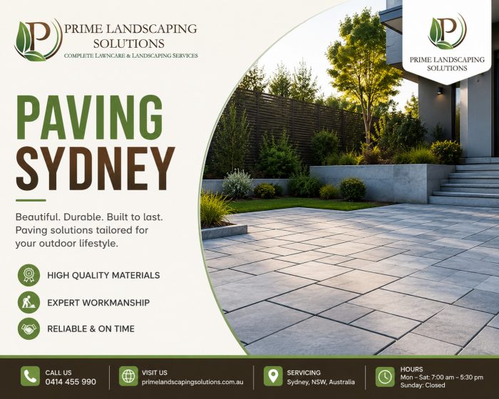 Paving Sydney Services – Quality Driveways & Patios