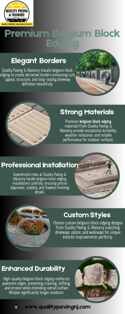Premium Belgium Block Edging Services