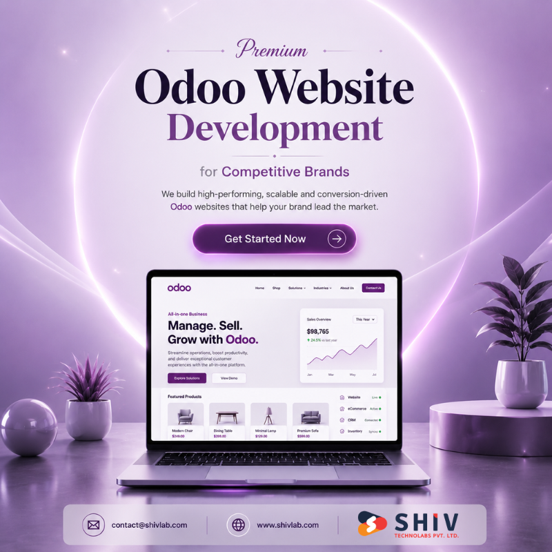 Custom Odoo Website Development Solutions for Modern Brands