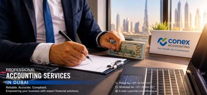 Affordable Bookkeeping Services in Dubai | Conex Accounting