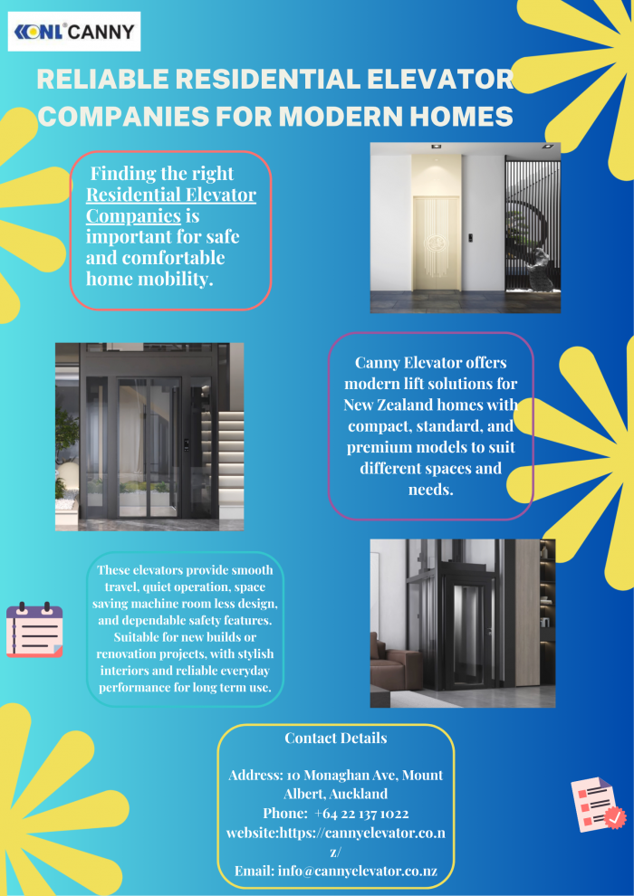 Reliable Residential Elevator Companies for Modern Homes