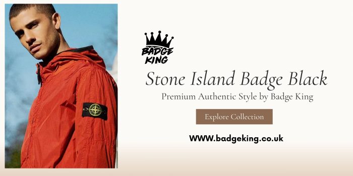 Stone Island Badge Black – Premium Authentic Style by Badge King.