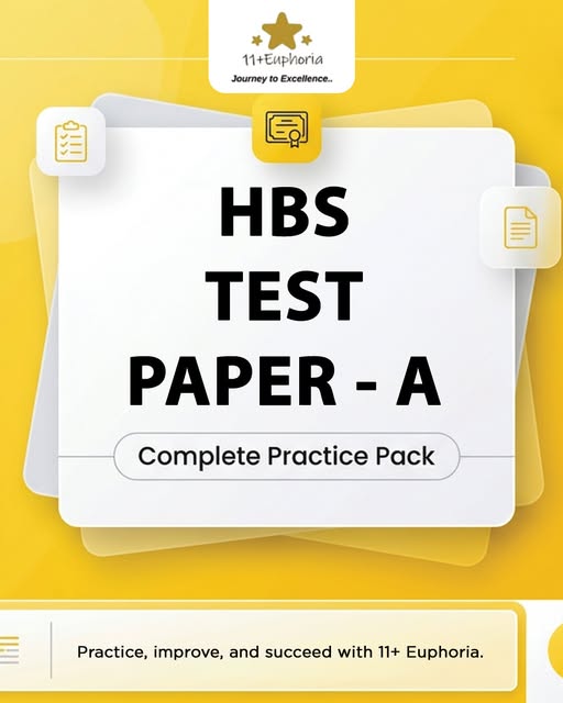 Boost Scores with Eleven Plus HBS Mock Tests Practice