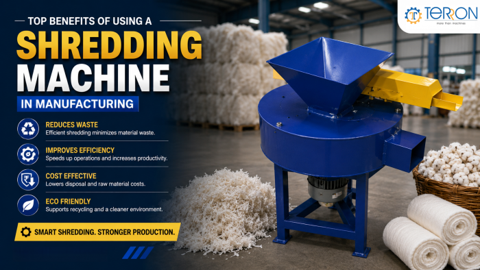 Top Benefits of Using a Shredding Machine in Manufacturing