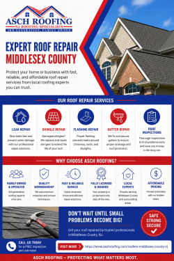 Reliable Middlesex County Roof Repair You Can Count On