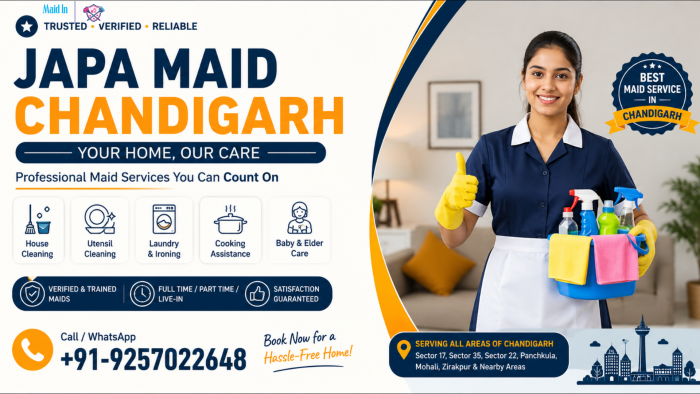 Apply for Japa Maid in Chandigarh