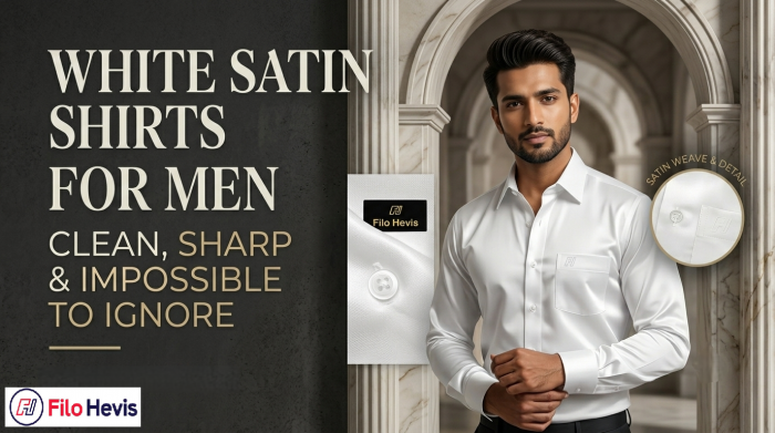 White Satin Shirts for Men: Clean, Sharp & Impossible to Ignore