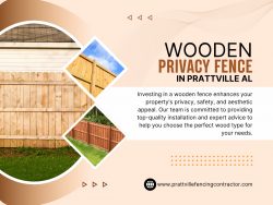 Wooden Privacy Fence in Prattville AL