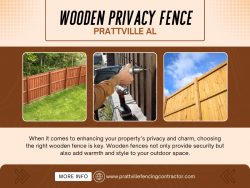 Wooden Privacy Fence Prattville AL