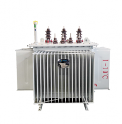 Three-Phase Oil-Immersed Silicon Steel Laminated Core Transformer
