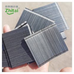 Glued steel fiber ZT80/60 CH reinforcement concrete