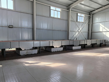 Material distribution machine