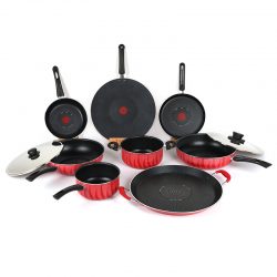 8PCS Non-Stick Colli Press Aluminum Cookware Set
