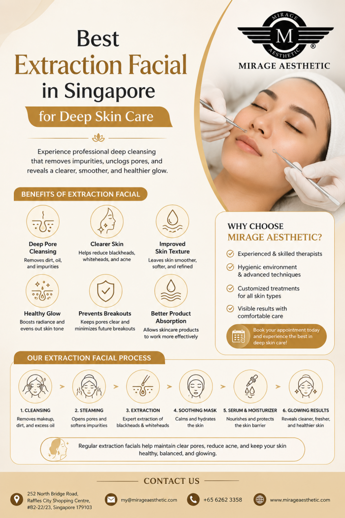 Best Extraction Facial in Singapore for Deep Skin Care