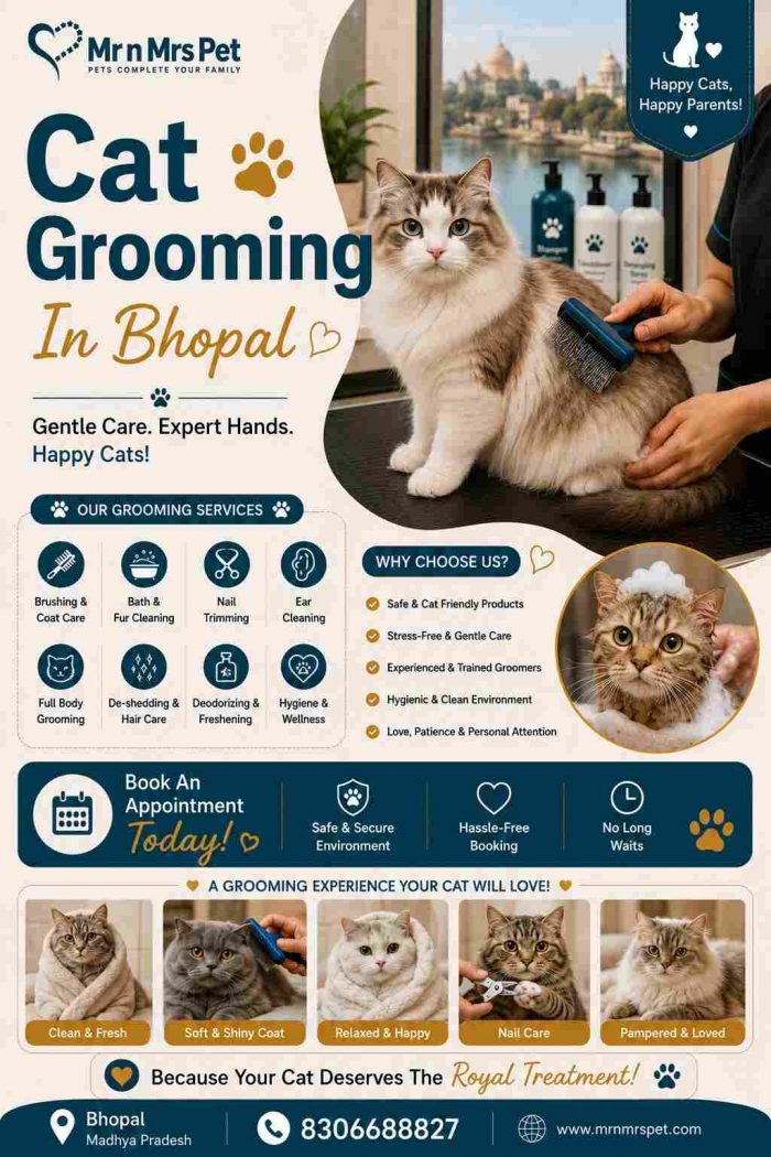Cat Grooming In Bhopal