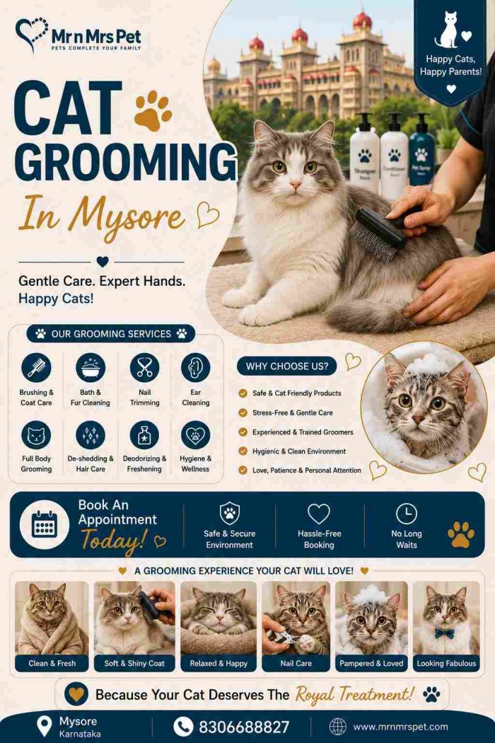 Cat Grooming In Mysore