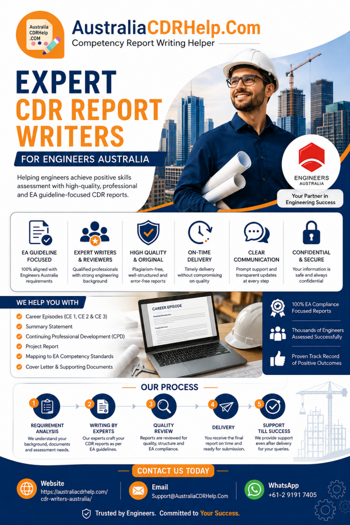 Expert CDR Report Writers for Engineers Australia