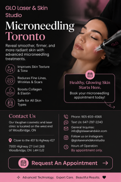 Microneedling Toronto | Advanced RF Microneedling Treatment at GLO Laser & Skin Studio