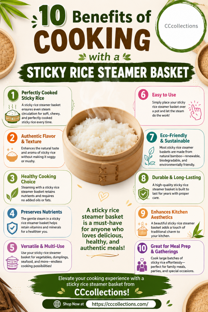 10 Benefits of Cooking with a Sticky Rice Steamer Basket