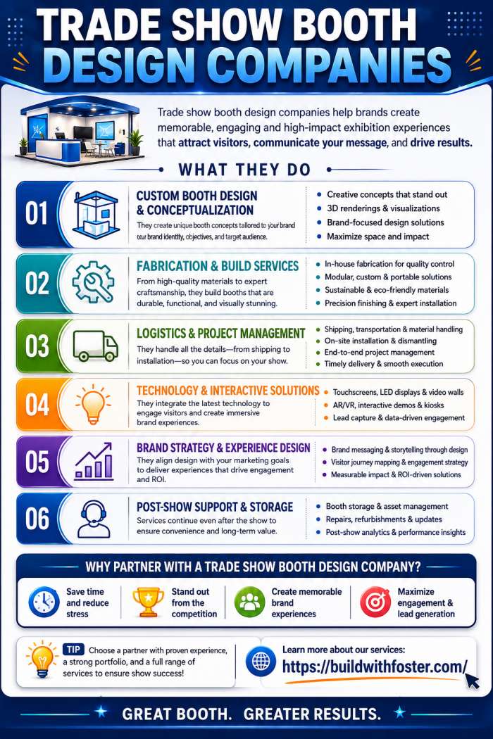 Trade Show Booth Design Companies: Key Services That Drive Event Success