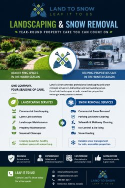 Landscaping Snow Removal Services for Year-Round Property Care
