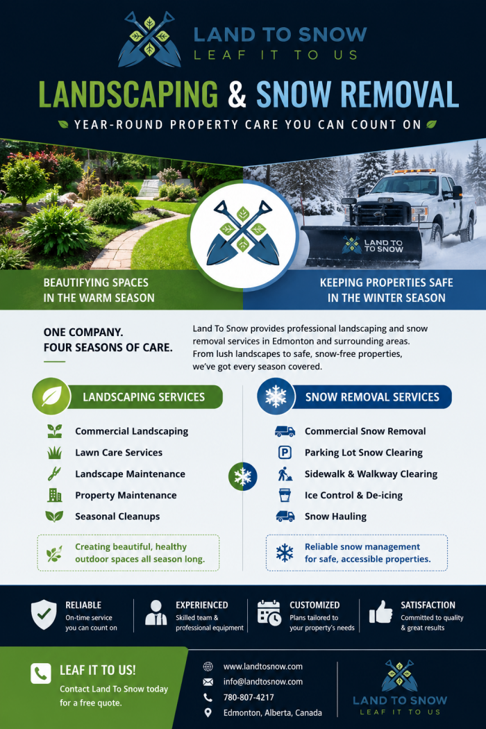 Landscaping Snow Removal Services for Year-Round Property Care