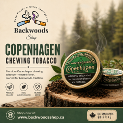 Premium Copenhagen Chewing Tobacco at Backwoods Shop