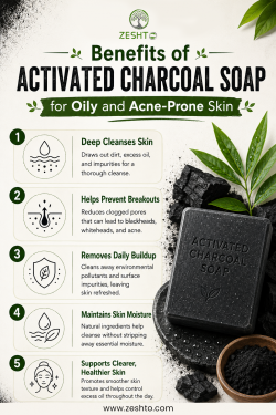 Benefits of Activated Charcoal Soap for Oily and Acne-Prone Skin