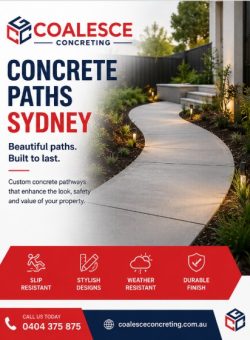 Concrete Paths Sydney | Custom Concrete Pathways Experts | Coalesce Concreting
