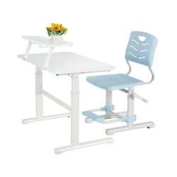 School Desk and Chair: Space-Saving Configuration for Collaborative Learning