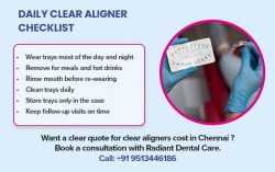 Daily Clear Aligner Care Checklist
