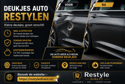 Auto uitdeuken zonder spuiten