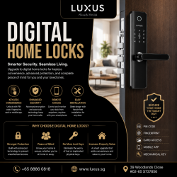 Digital Home Locks for Smarter, Safer, and More Convenient Living