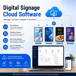 Digital Signage Cloud Software for Smart Business Displays