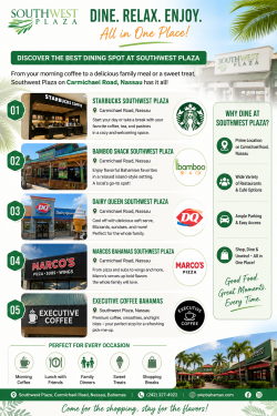 Dining at Southwest Plaza: Nassau’s Favorite Food & Coffee Destination