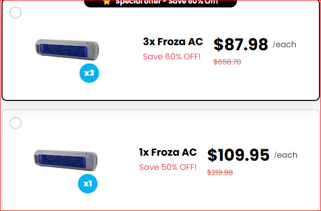 Froza AC Cooler