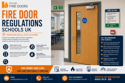 fire door regulations schools uk