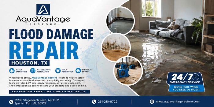 Flood Damage Repair Houston, TX | AquaVantage Restore