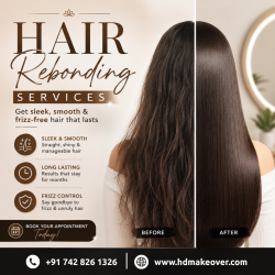 Hair Rebonding Services – Smooth, Straight & Silky Hair Transformation