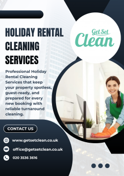 Trusted Holiday Rental Cleaning Services UK