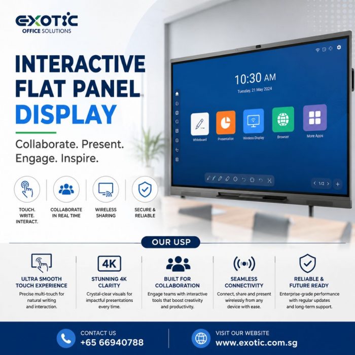Interactive Flat Panel Display – Smarter Collaboration Starts Here