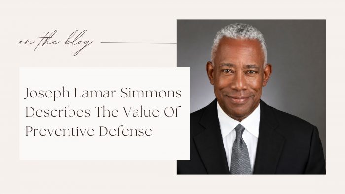 Joseph Lamar Simmons Describes The Value Of Preventive Defense